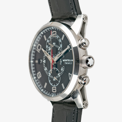 Montblanc TimeWalker Chronograph Black Dial Automatic 43mm