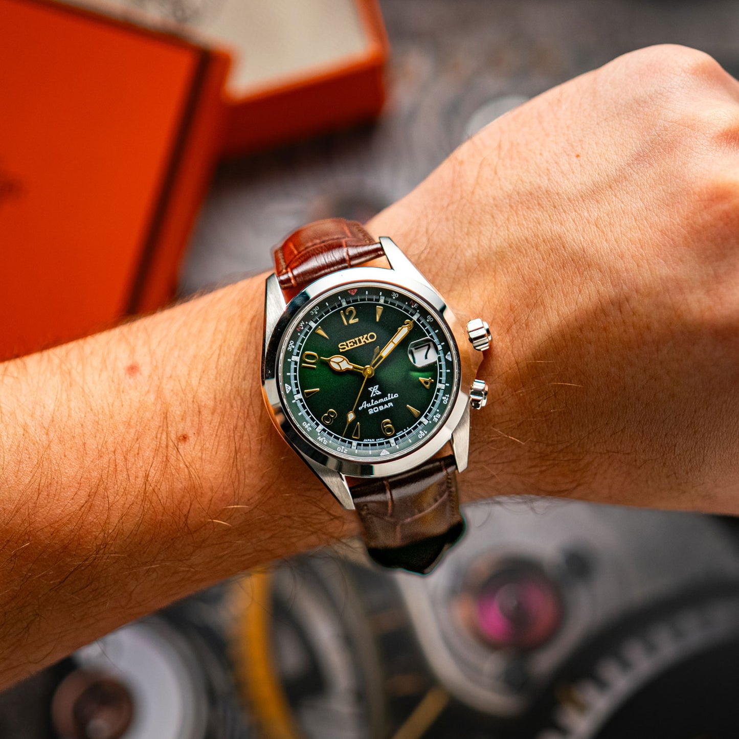 Seiko Alpinist SBDC09 Automatic Green Dial 39.5mm