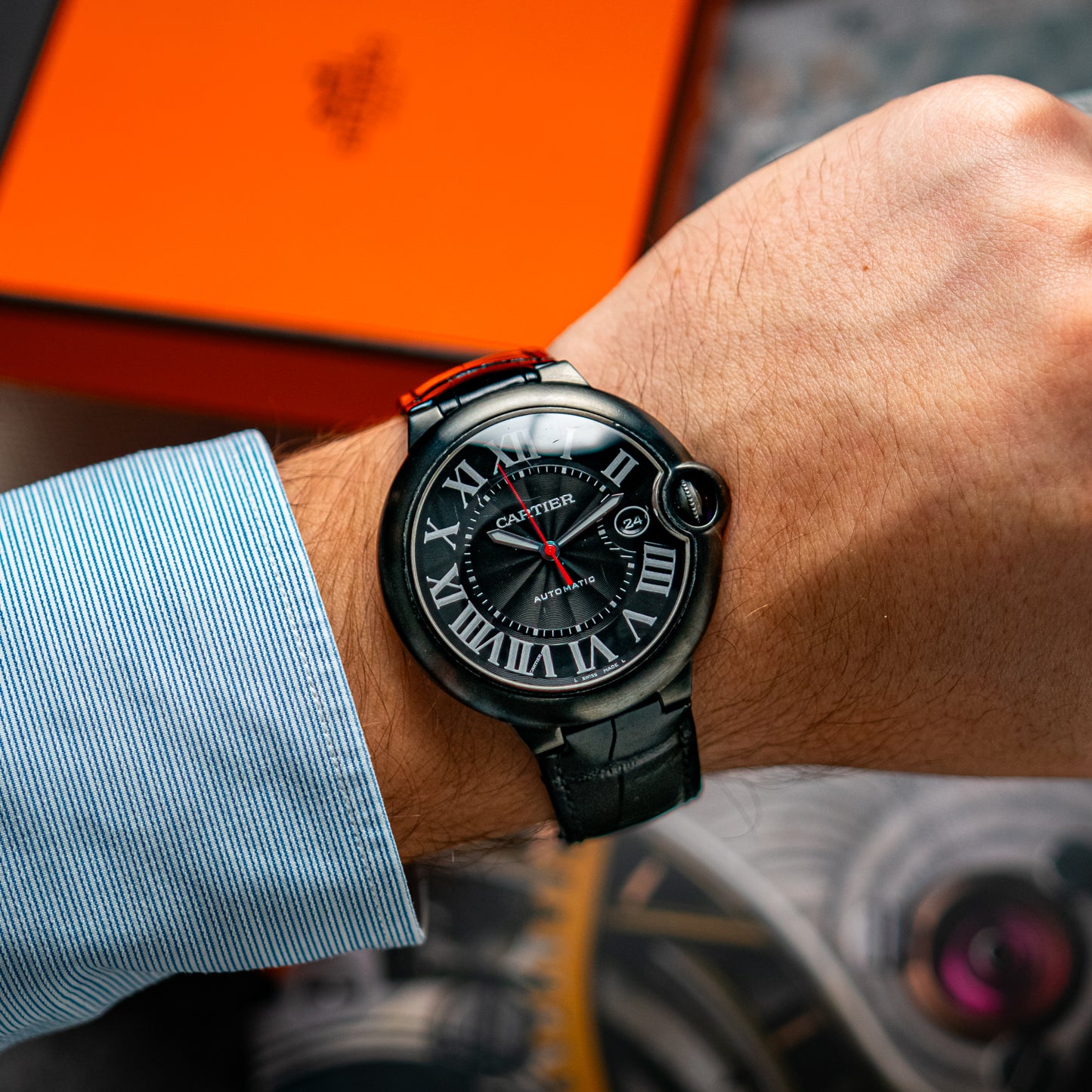 Cartier Ballon Bleu Automatic Black PVD 42mm