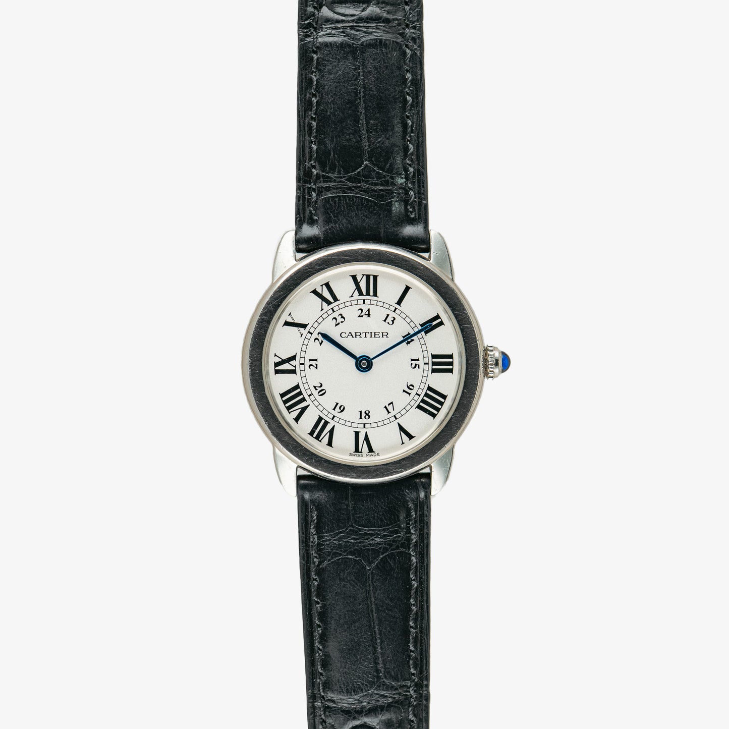 Cartier Ronde Solo Quartz Steel Silver Dial 36mm