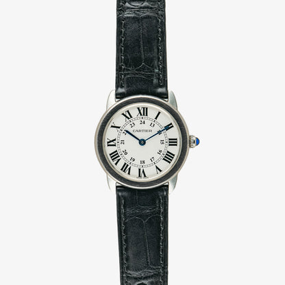 Cartier Ronde Solo Quartz Steel Silver Dial 36mm