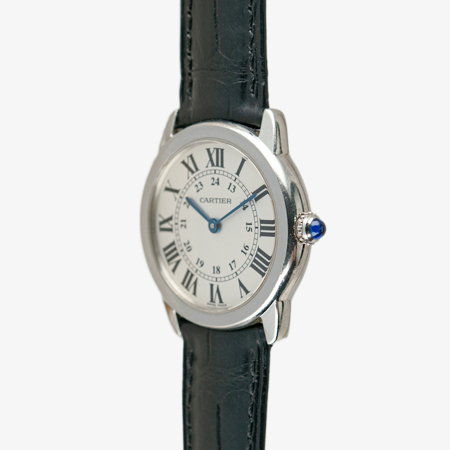 Cartier Ronde Solo Quartz Steel Silver Dial 36mm