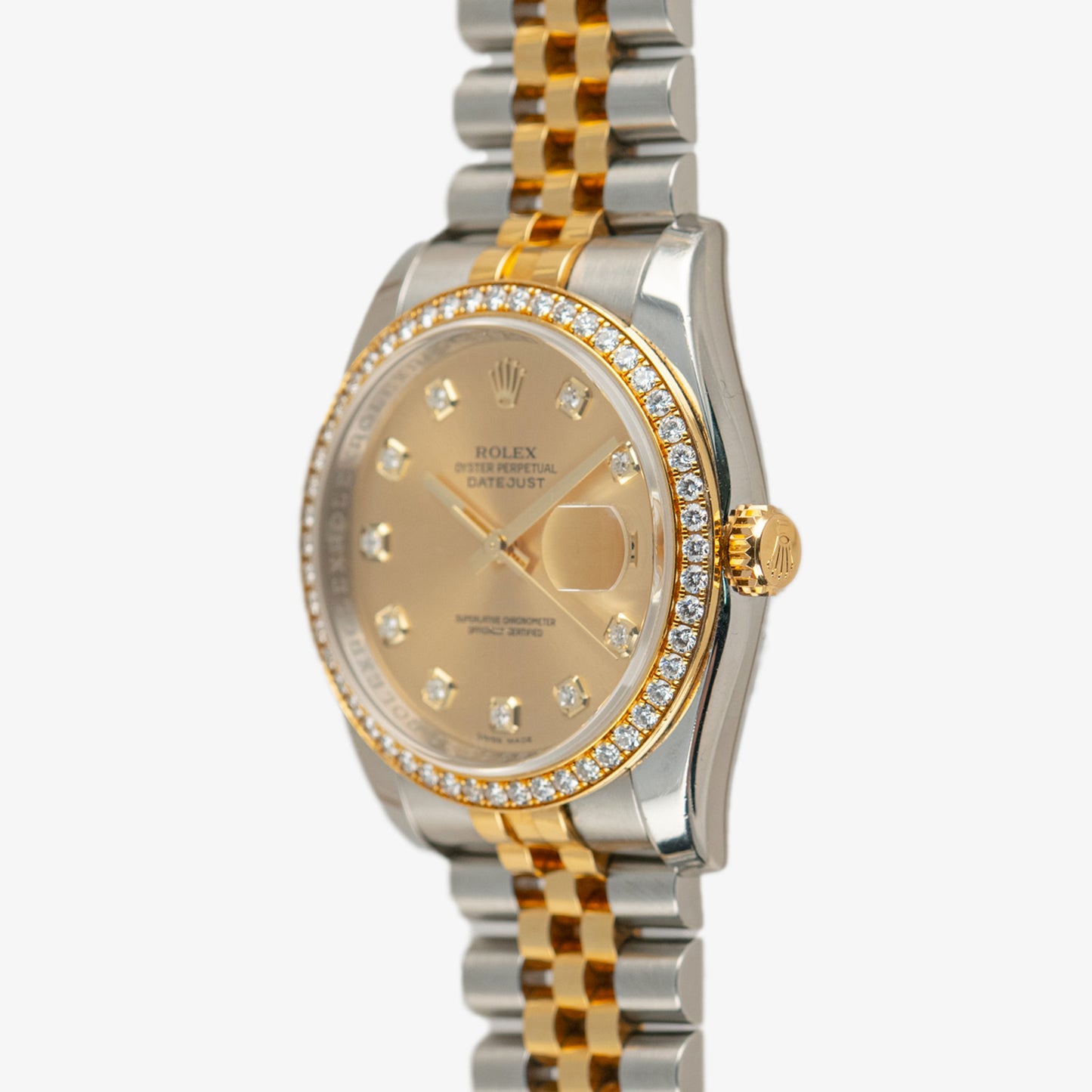 Rolex Datejust 116243 Yellow Gold Diamonds 36mm