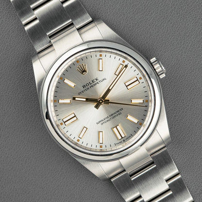 Rolex Oyster Perpetual 124300 Silver Dial 41mm