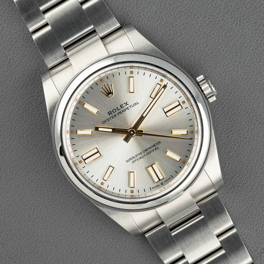 Rolex Oyster Perpetual 124300 Silver Dial 41mm