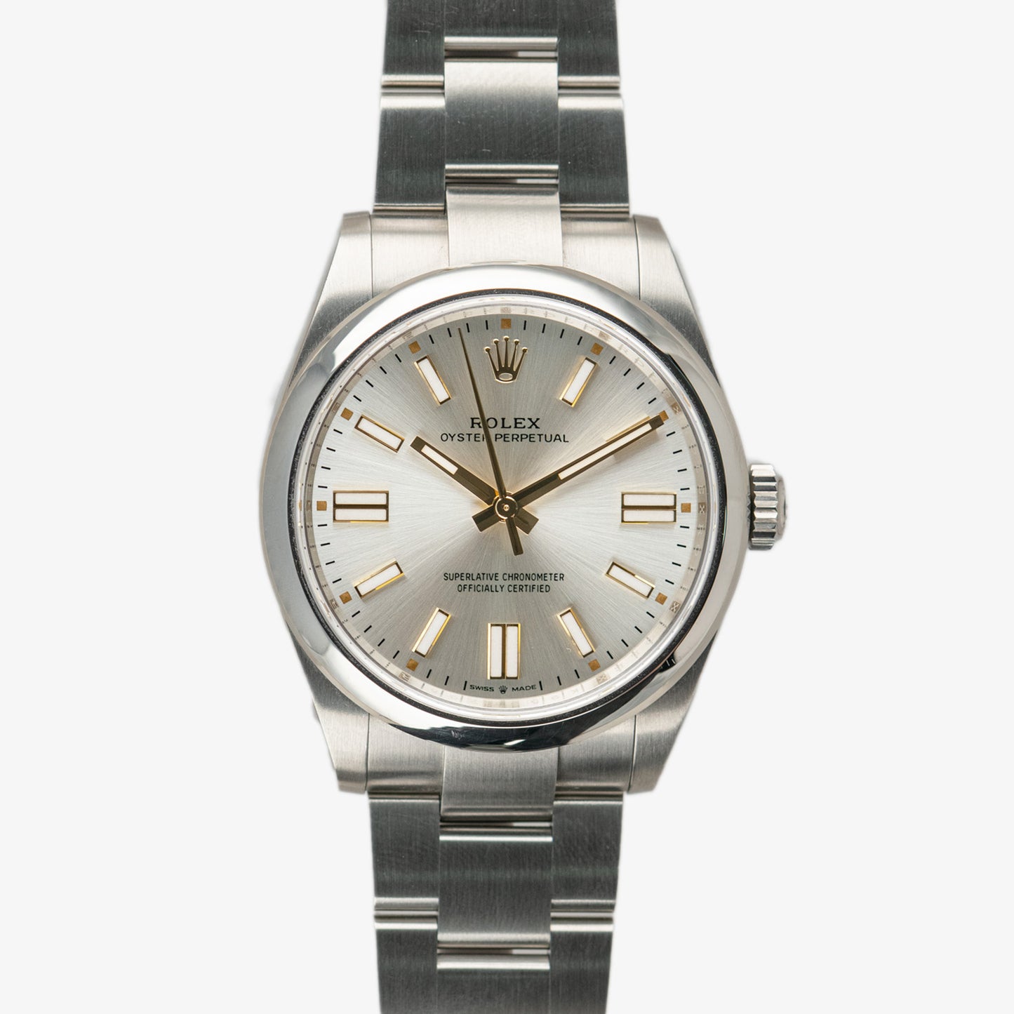 Rolex Oyster Perpetual 124300 Silver Dial 41mm