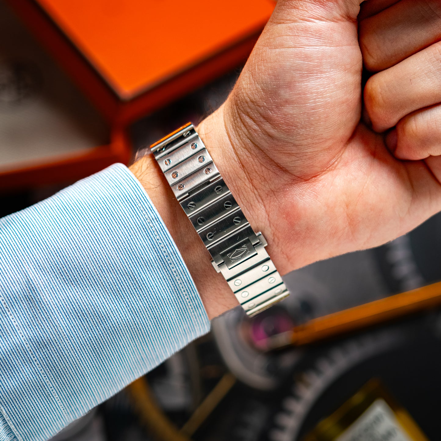 Cartier Santos de Galbée Automatic Medium 35mm