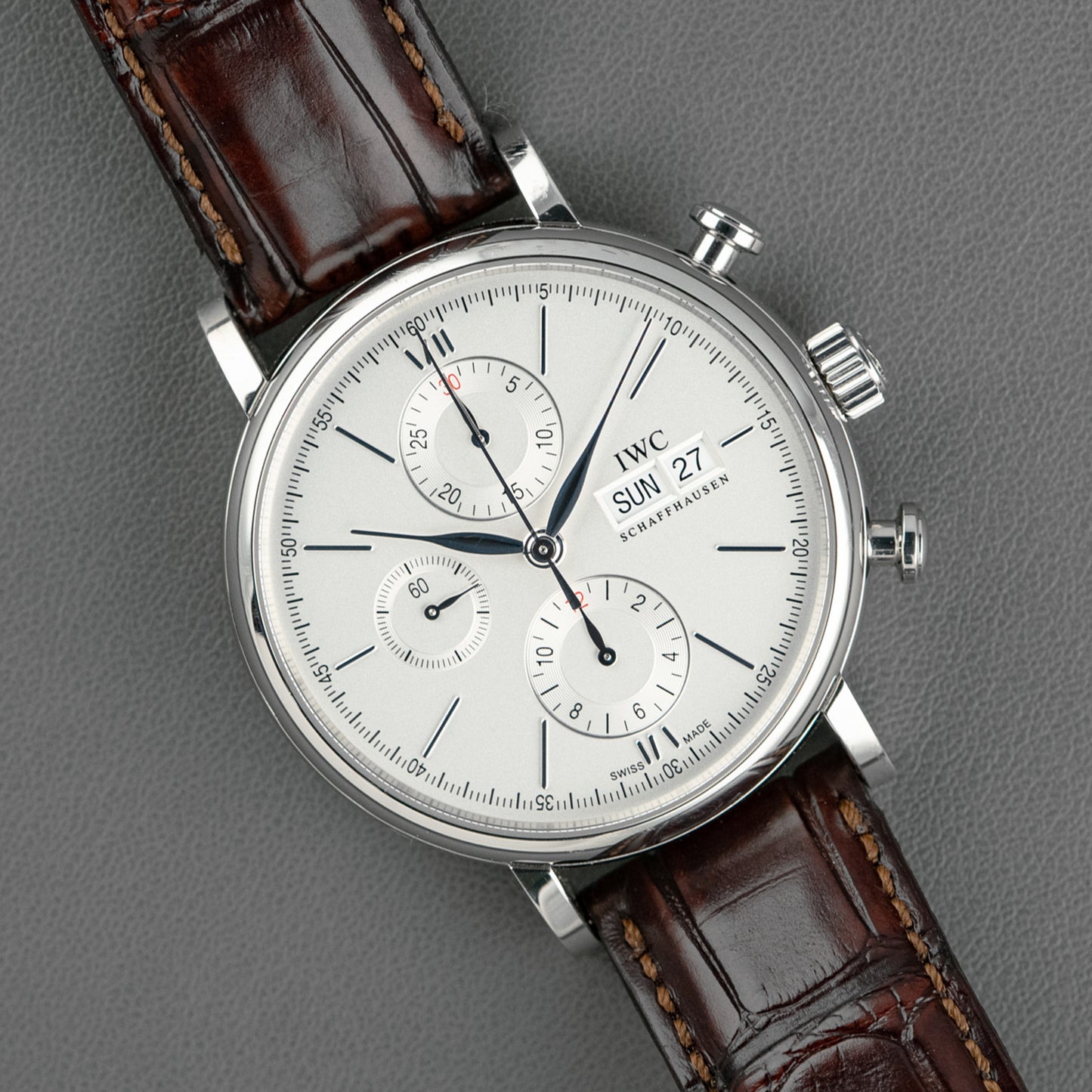 IWC Portofino Chronograph IW391027 Silver Dial 42mm