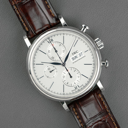 IWC Portofino Chronograph IW391027 Silver Dial 42mm