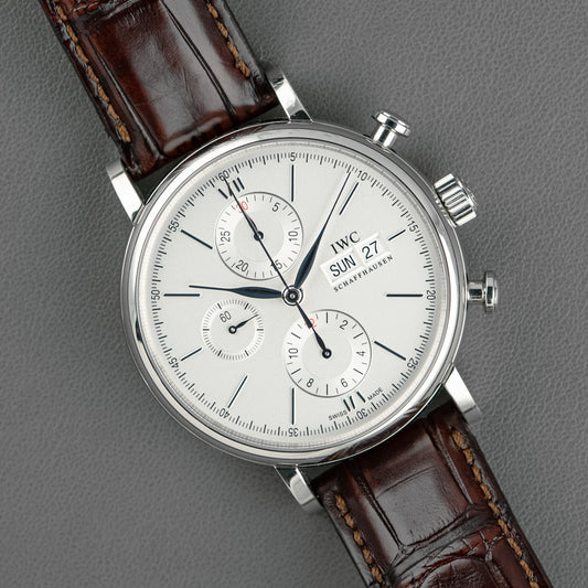 IWC Portofino Chronograph IW391027 Silver Dial 42mm
