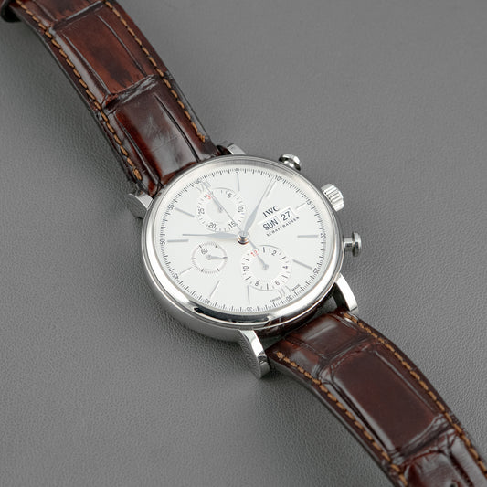 IWC Portofino Chronograph IW391027 Silver Dial 42mm