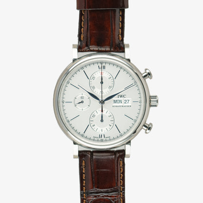 IWC Portofino Chronograph IW391027 Silver Dial 42mm