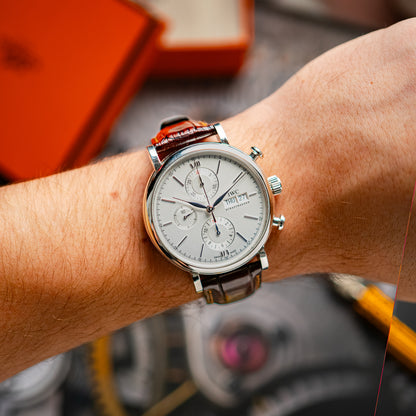 IWC Portofino Chronograph IW391027 Silver Dial 42mm