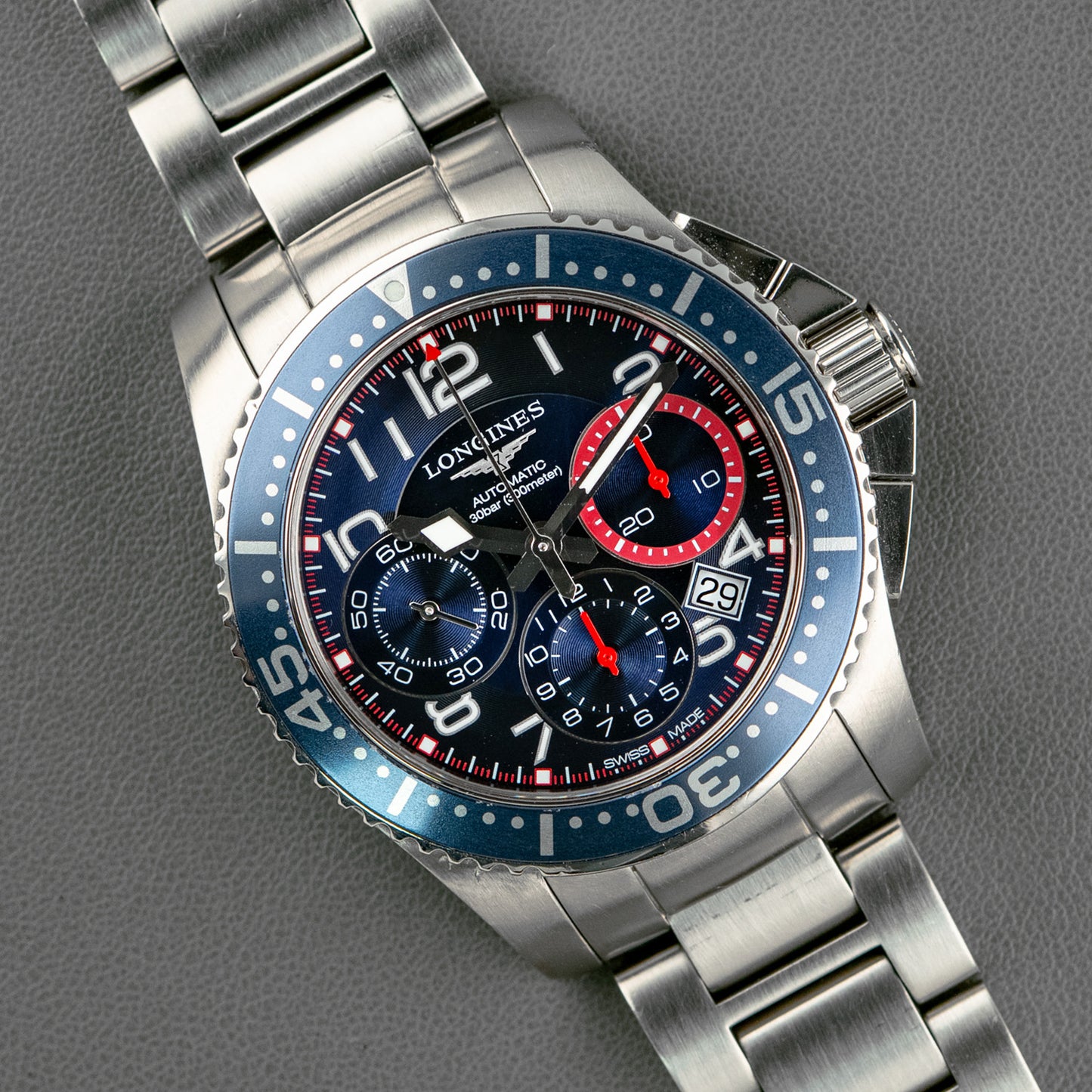 Longines HydroConquest Automatic Chronograph Blue 41mm