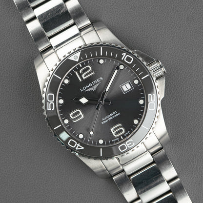 Longines HydroConquest Automatic Steel Grey Dial 41mm