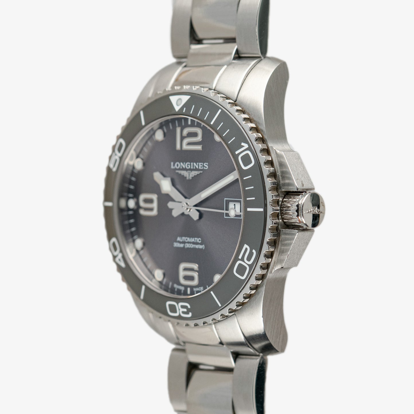 Longines HydroConquest Automatic Steel Grey Dial 41mm
