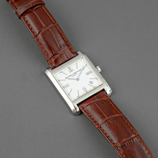 Baume & Mercier Hampton XL Quartz White Dial 30mm