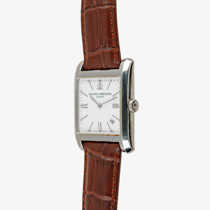 Baume & Mercier Hampton XL Quartz White Dial 30mm