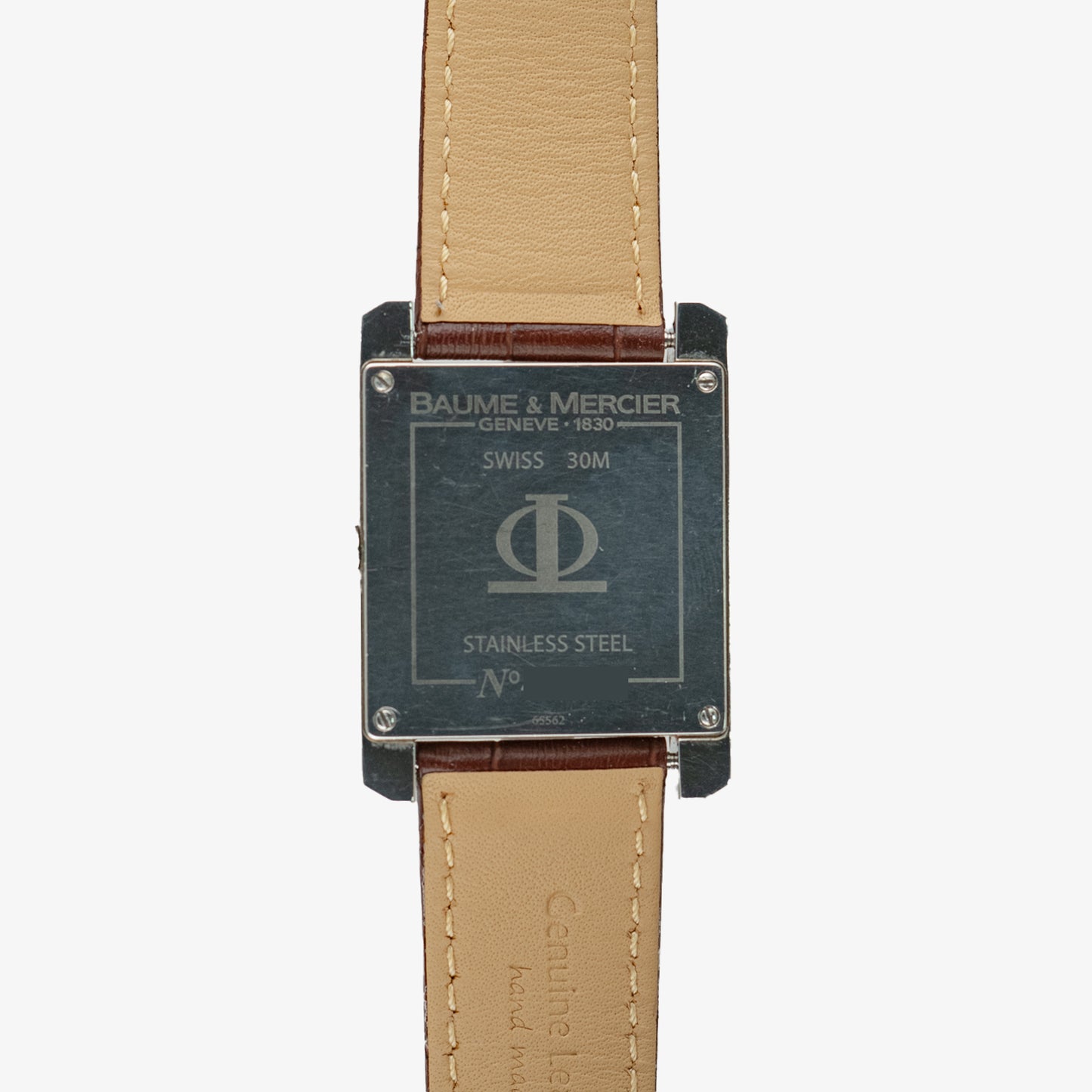 Baume & Mercier Hampton XL Quartz White Dial 30mm