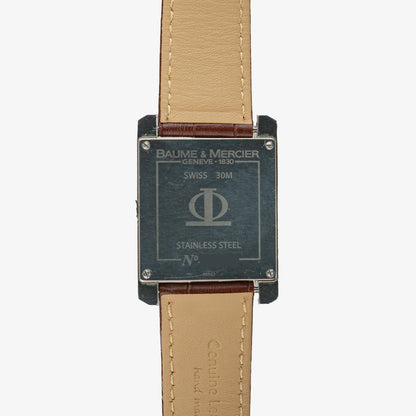 Baume & Mercier Hampton XL Quartz White Dial 30mm