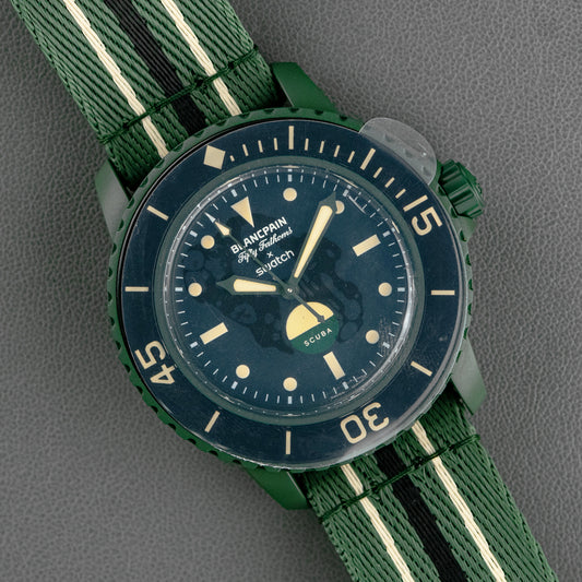 Blancpain Fifty Fathoms Scuba by Swatch Green 42mm