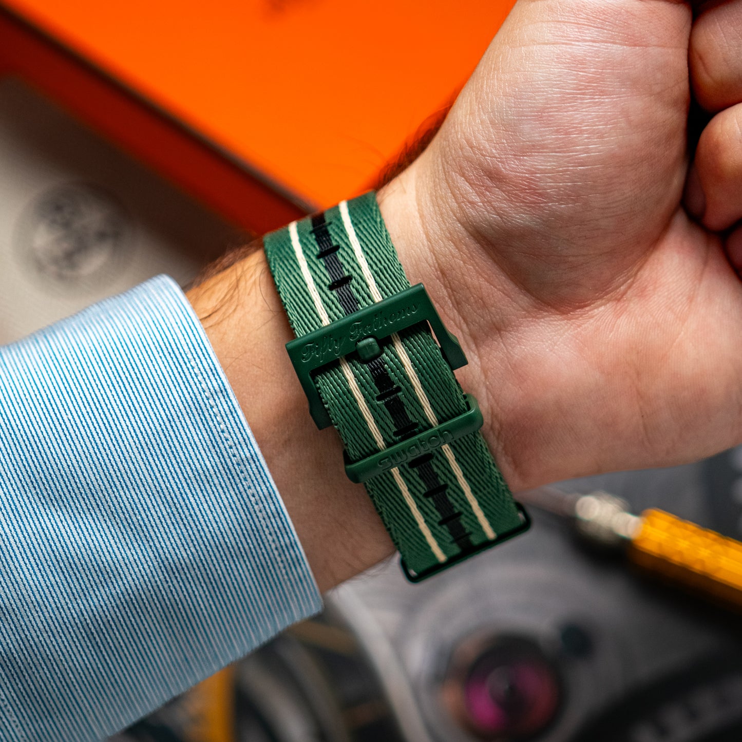 Blancpain Fifty Fathoms Scuba by Swatch Green 42mm