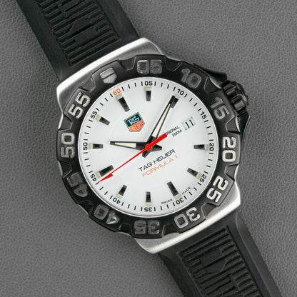 TAG Heuer Formula 1 Quartz White Dial Steel 41mm