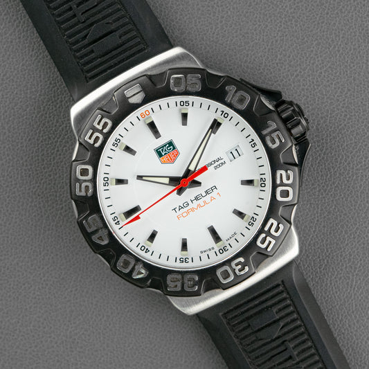 TAG Heuer Formula 1 Quartz White Dial Steel 41mm