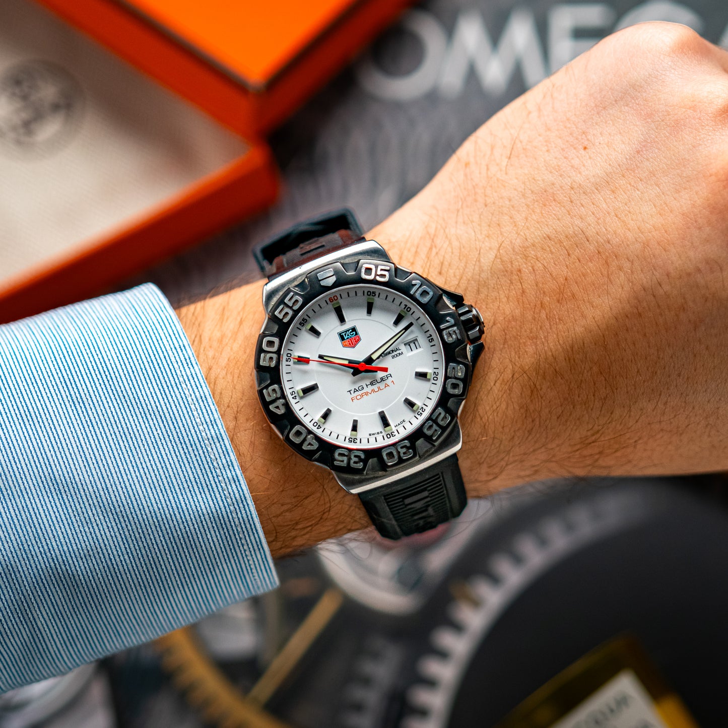 TAG Heuer Formula 1 Quartz White Dial Steel 41mm