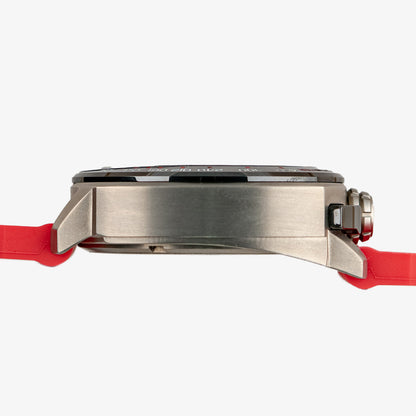 Mosso Italia Bull Head Chronograph Red Dial 42mm