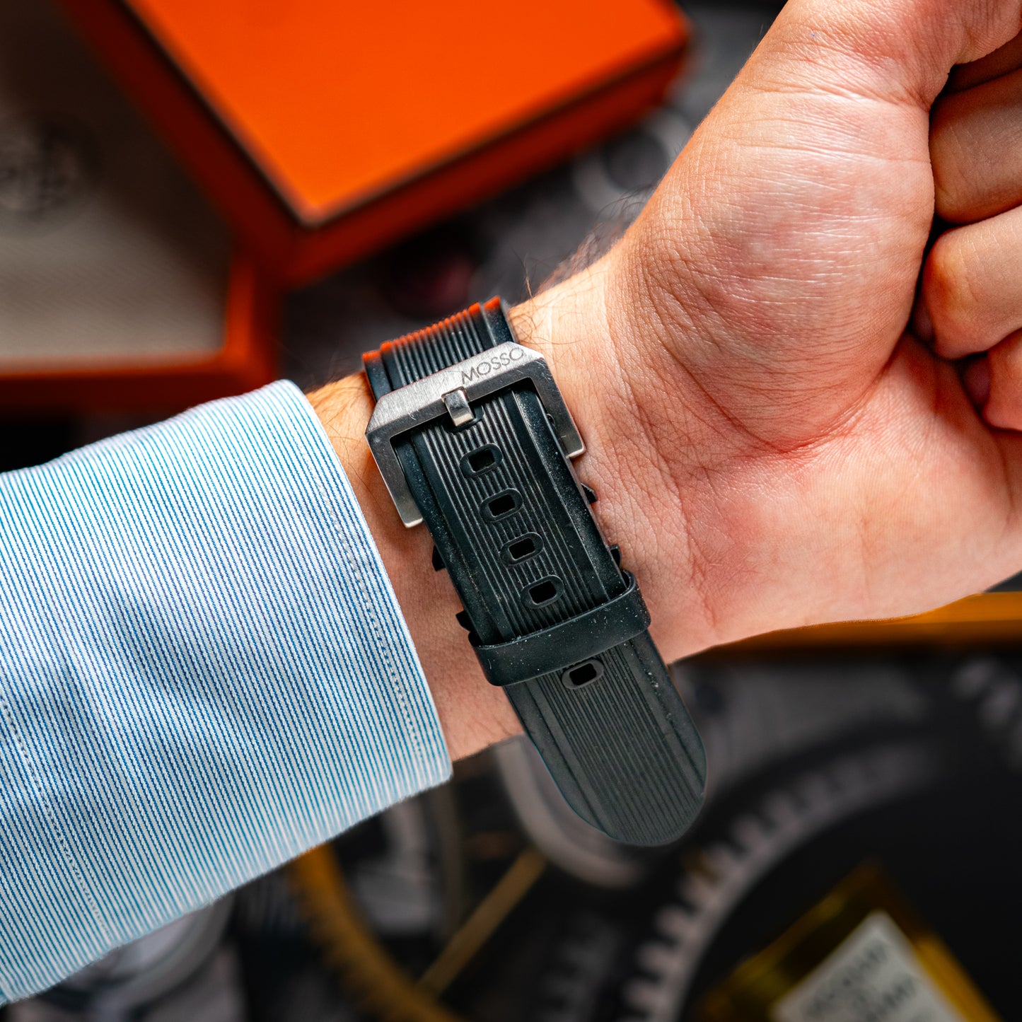 Mosso Diver 500M Automatic Black Dial 48mm