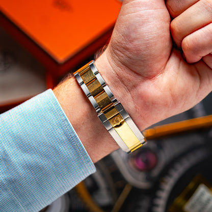 Rolex Daytona 116523 Two-Tone Blue Racing Dial 40mm