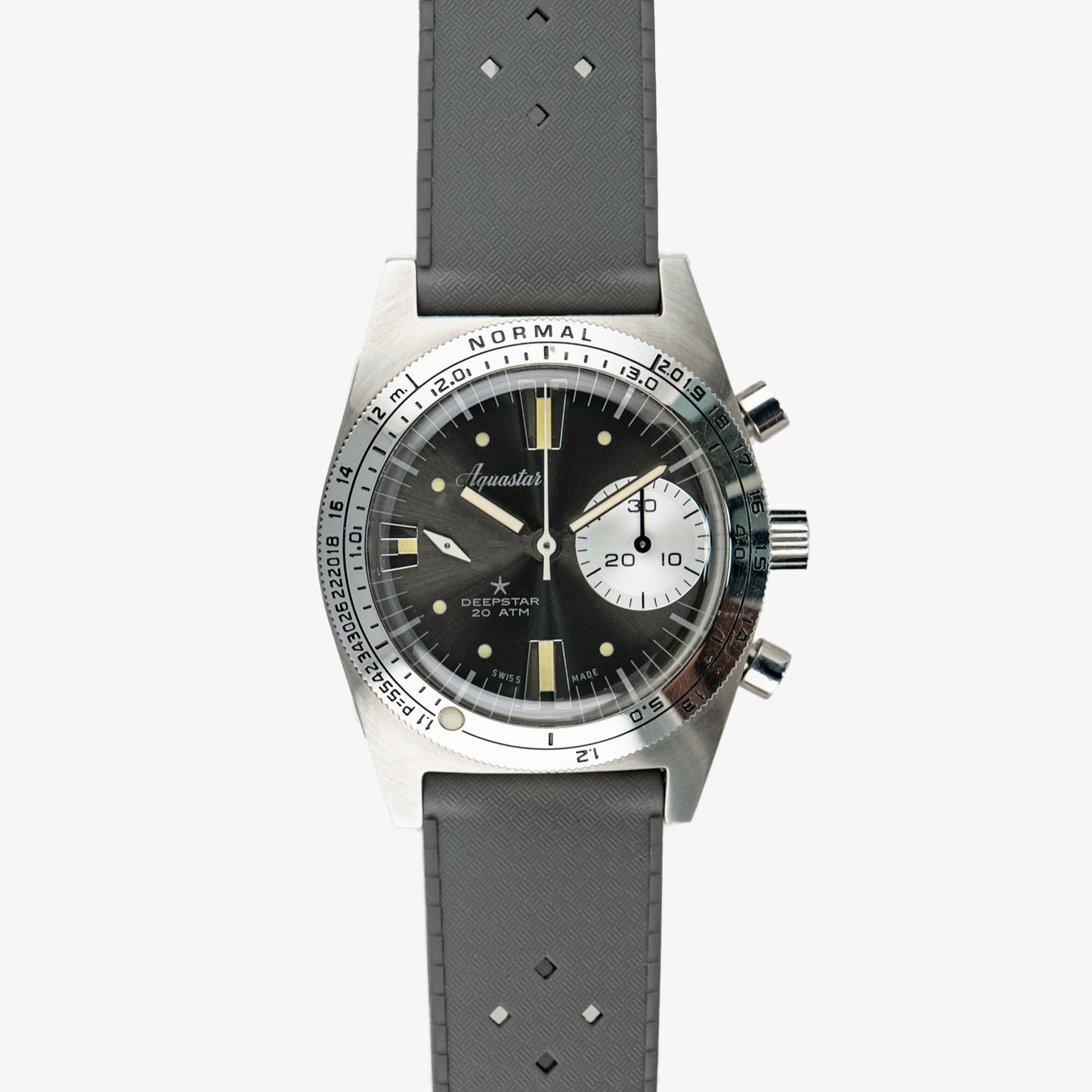 Aquastar Deepstar Automatic Chronograph Black 39mm