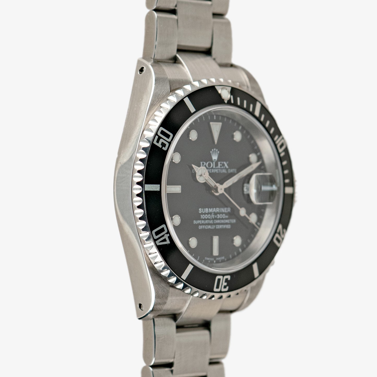 Rolex Submariner Date 16610 Black Dial 40mm