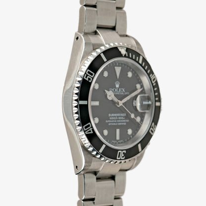 Rolex Submariner Date 16610 Black Dial 40mm