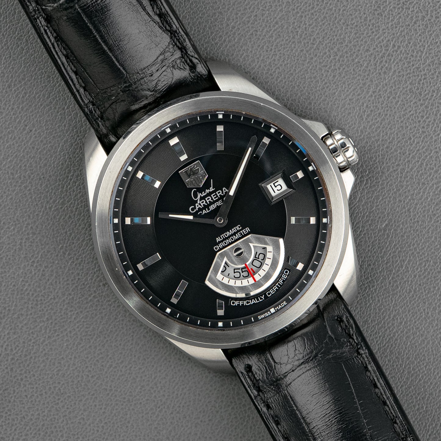 TAG Heuer Grand Carrera Calibre 6 Black Dial 40mm