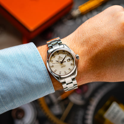 Omega Seamaster Aqua Terra Diamond Dial 34mm