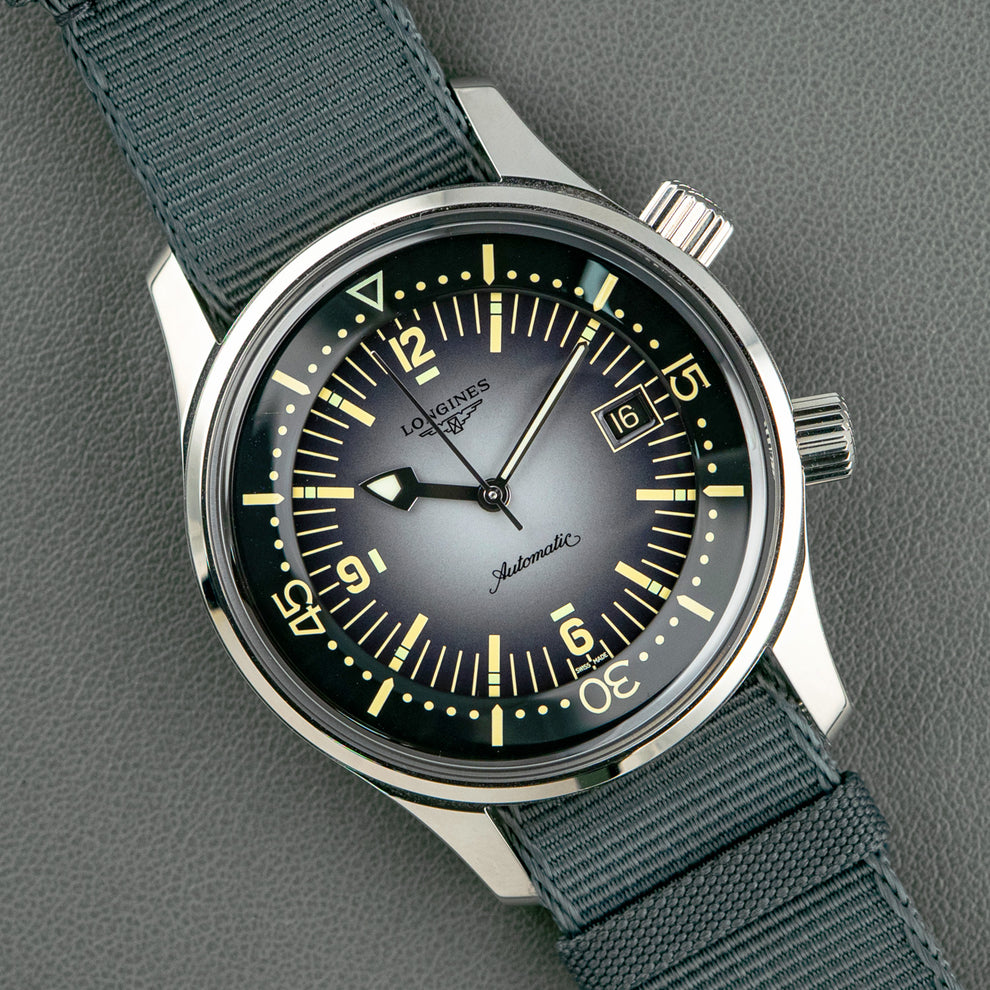 Longines Legend Diver Automatic Grey Dial 42mm – LOFT