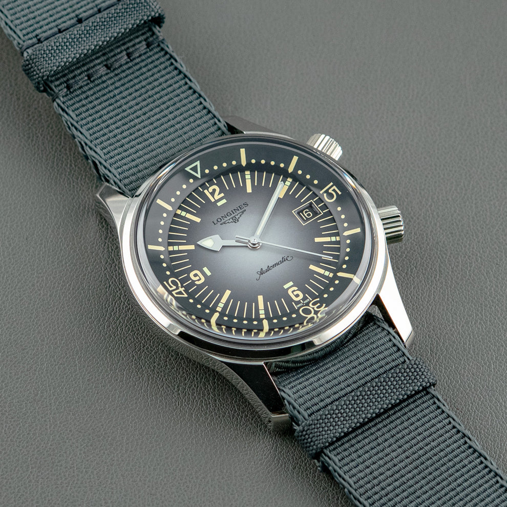 Longines Legend Diver Automatic Grey Dial 42mm – LOFT