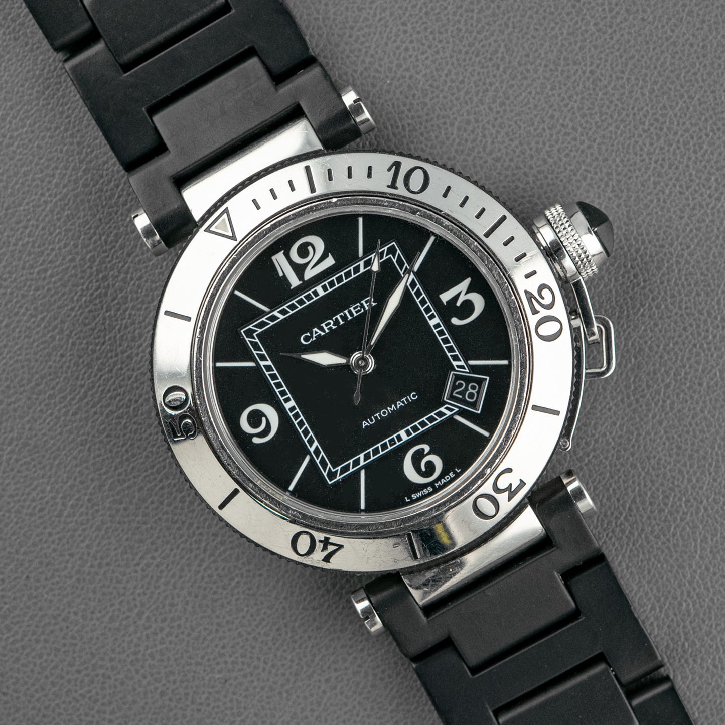 Cartier Pasha Seatimer Automatic Black Dial 40mm