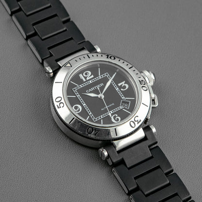 Cartier Pasha Seatimer Automatic Black Dial 40mm