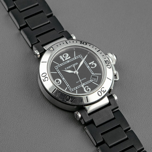 Cartier Pasha Seatimer Automatic Black Dial 40mm