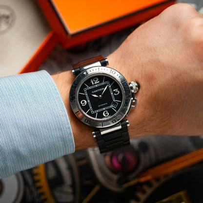 Cartier Pasha Seatimer Automatic Black Dial 40mm