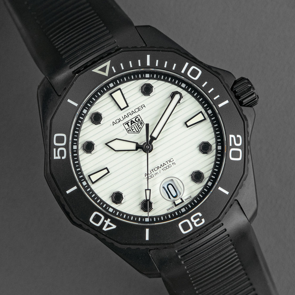 TAG Heuer Aquaracer Automatic White Dial 43mm – LOFT