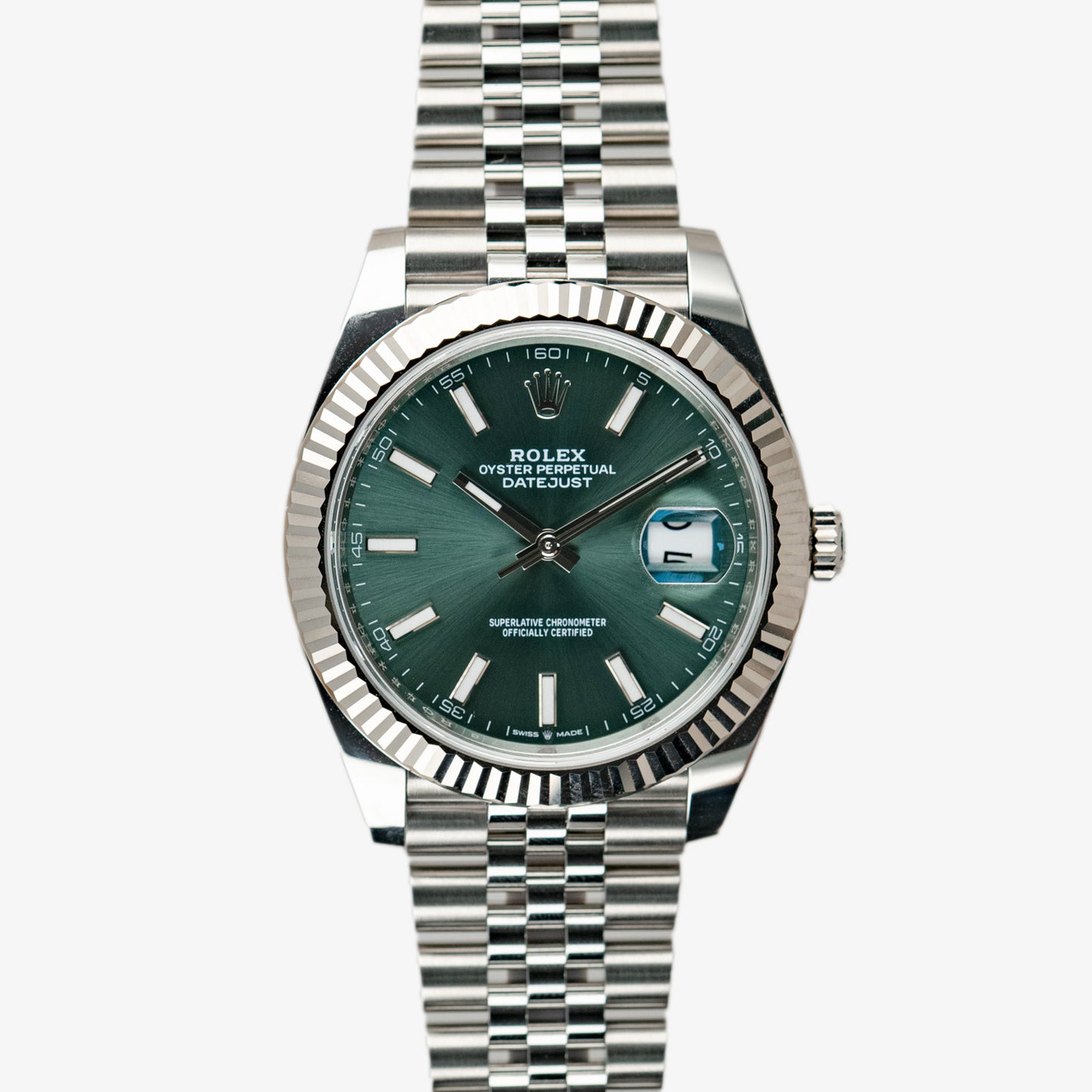 Rolex Datejust 41 126334 Jubilee Mint Green 41mm