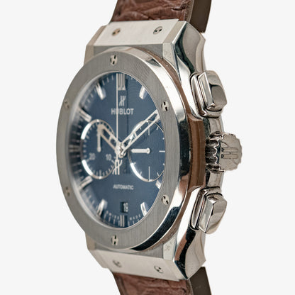 Hublot Classic Fusion Titanium Chronograph Blue 45mm