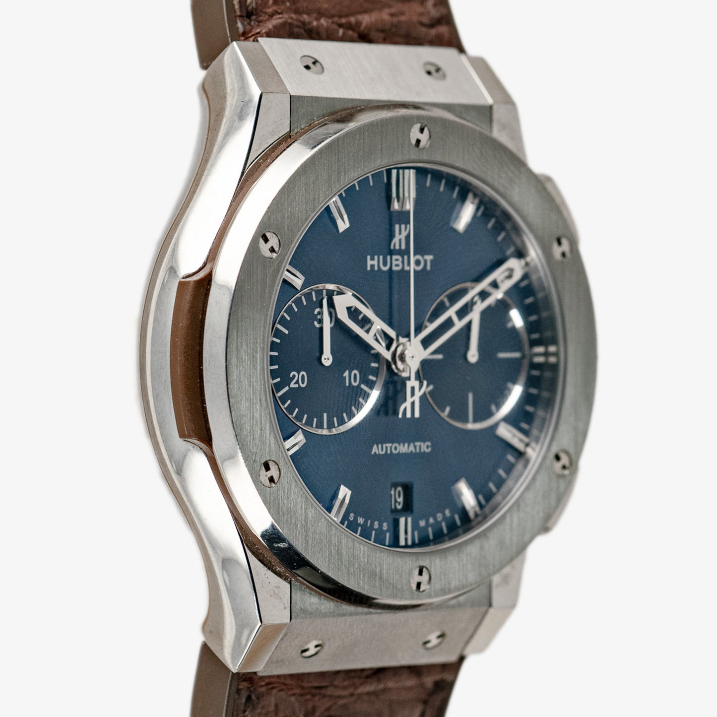 Hublot Classic Fusion Titanium Chronograph Blue 45mm