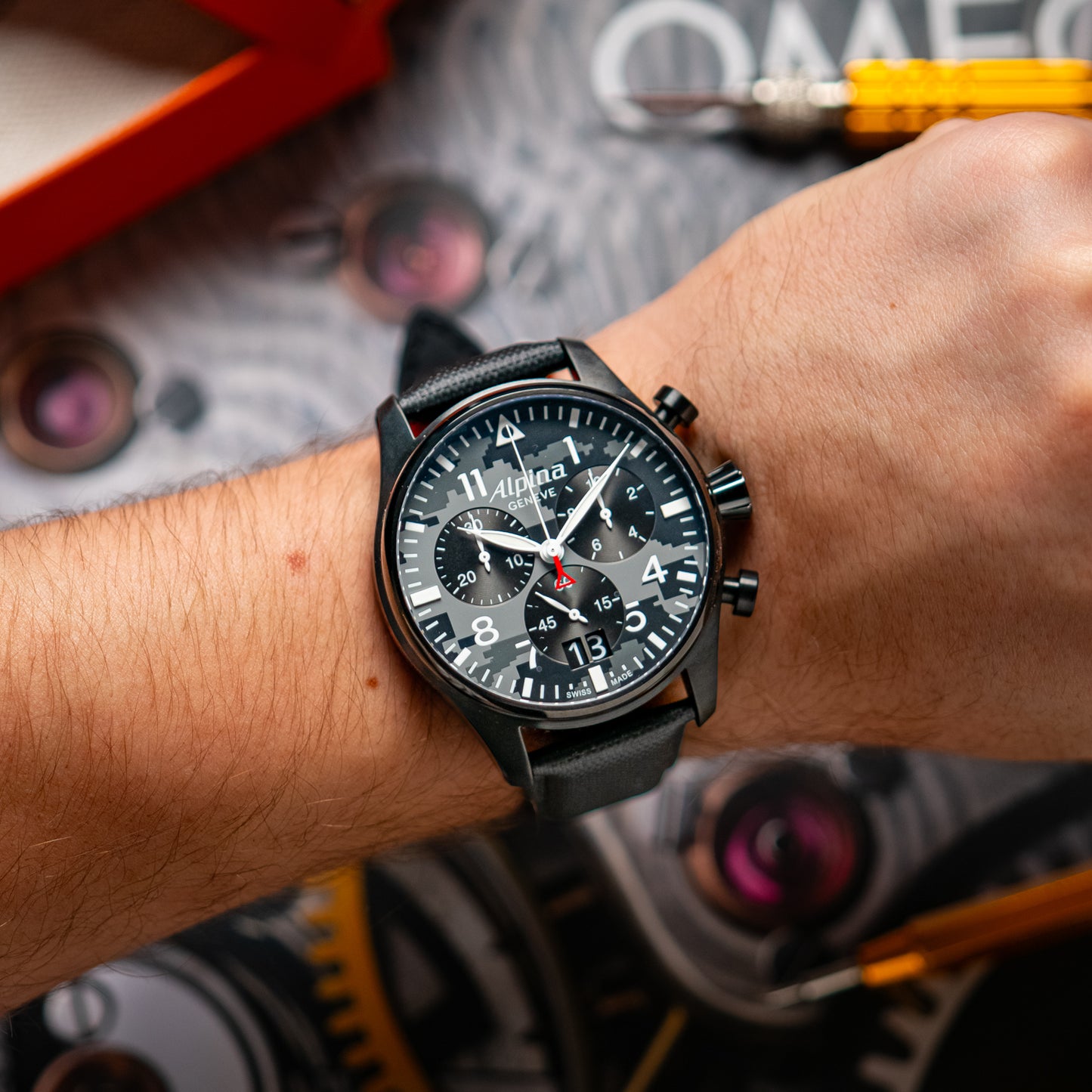 Alpina Startimer Pilot Quartz Chronograph Big Date 44mm