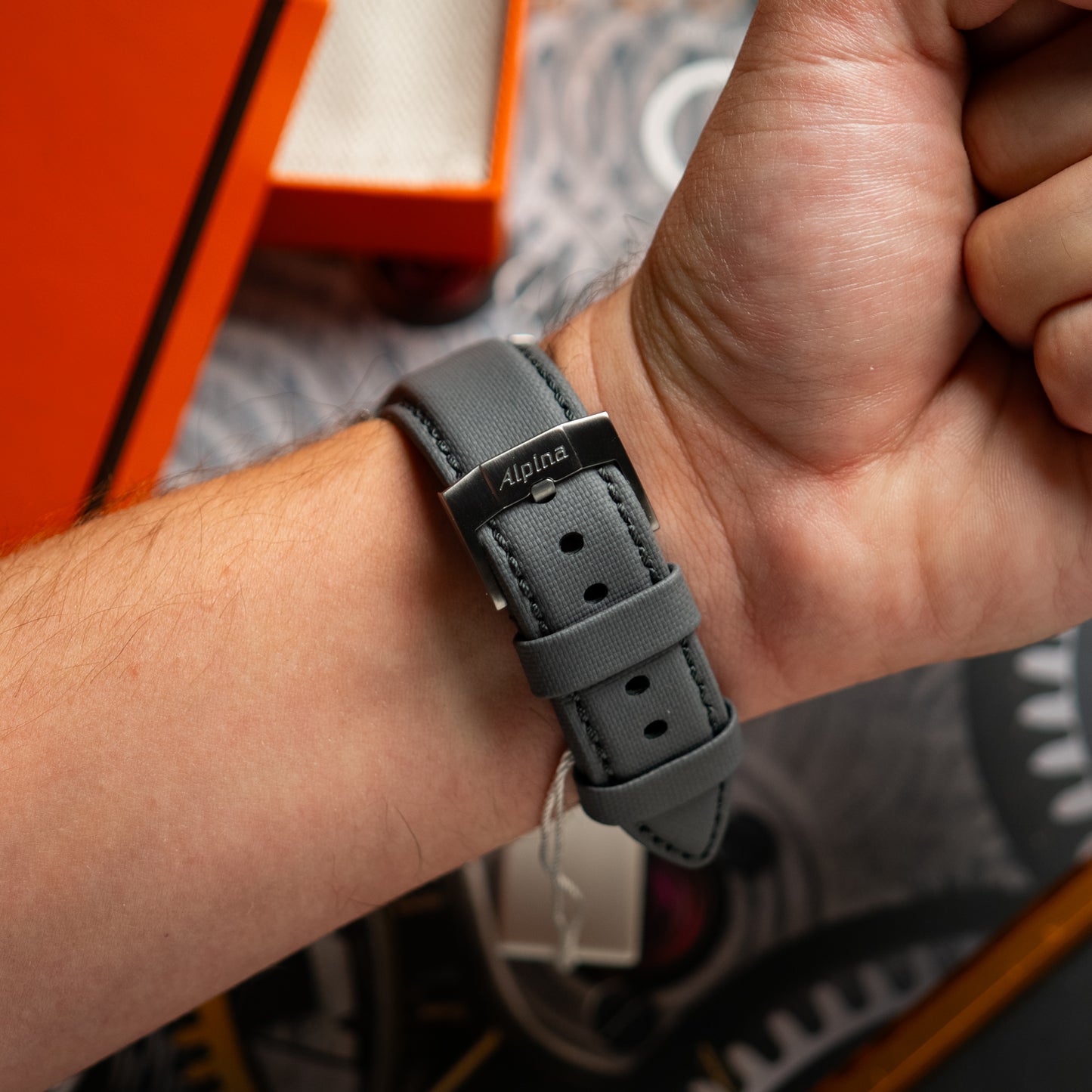 Alpina Startimer Pilot Big Date Chronograph Black Dial 44mm