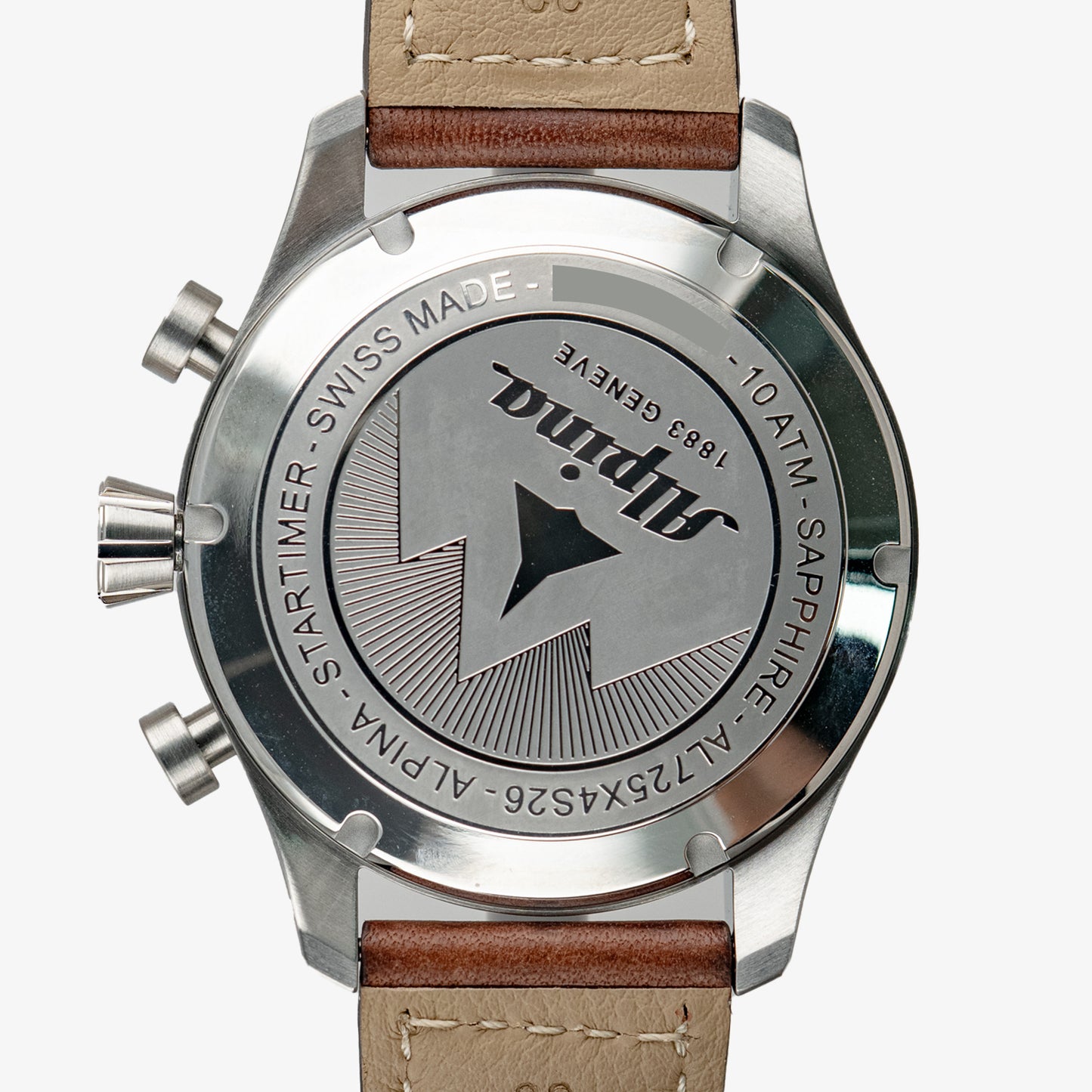 Alpina Startimer Pilot Automatic Chronograph Brown 44mm